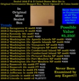 Sealed 2018 United States Mint Set in Original Government Shipped Box, Never Opened! 20 Coins Ins...