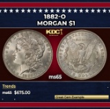 1882-o Morgan Dollar $1 Grades ms65