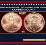 Saint Gaudens Style - 1oz .999 Fine Copper Round