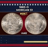 1883-o Morgan Dollar $1 Grades ms62