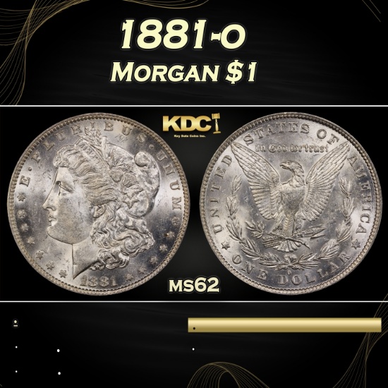 1881-o Morgan Dollar $1 Grades ms62