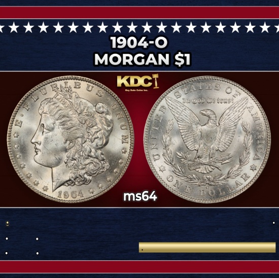 1904-o Morgan Dollar $1 Grades ms64