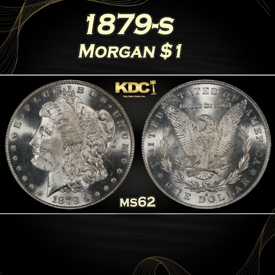 1879-s Morgan Dollar $1 Grades ms62