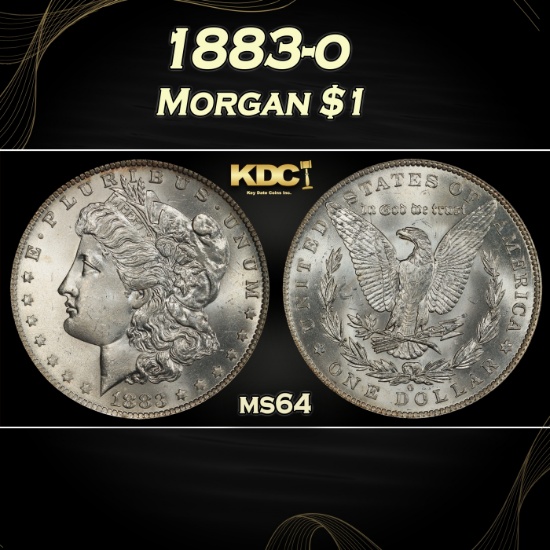 1883-o Morgan Dollar $1 Grades ms64