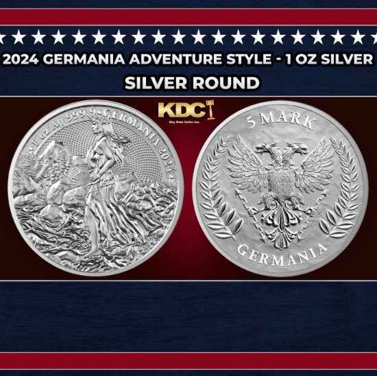 2024 Germania Adventure Style - 1 oz Silver Round Round