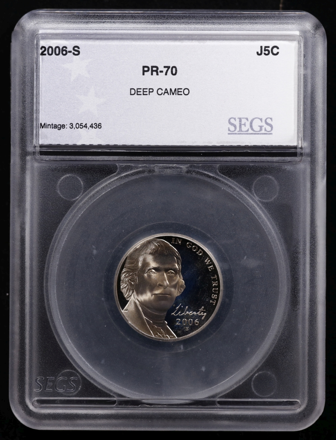 2006 US Silver Proof Set Graded pr70 DCAM By SEGS | Proxibid