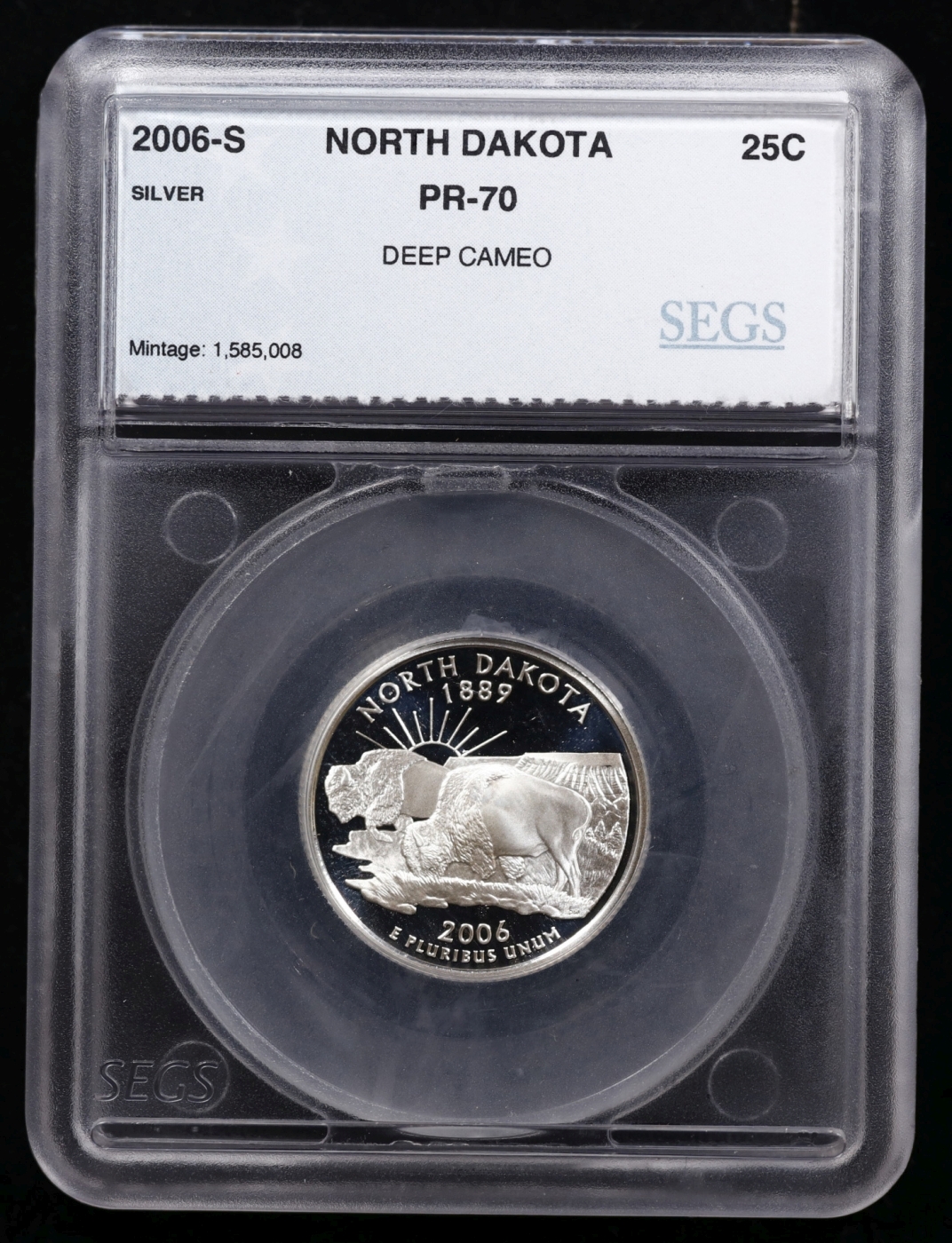2006年　アメリカ　25セント5枚セット　PCGS PR70　 DCAM 2006 US Silver Proof Set Graded pr70 DCAM By SEGS | Proxibid