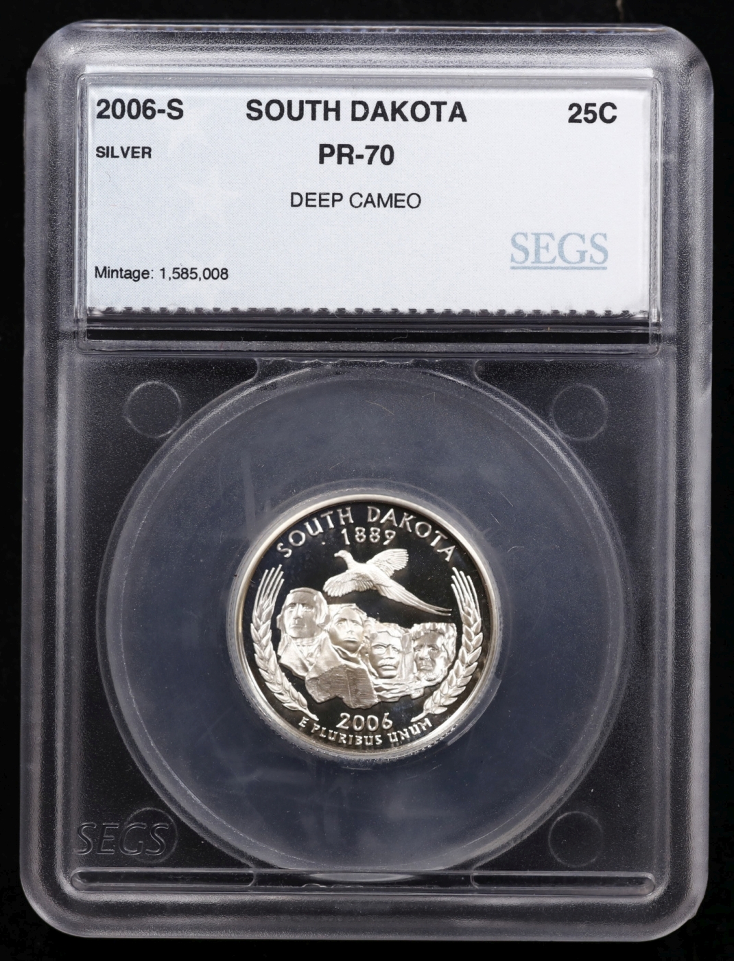 2006 US Silver Proof Set Graded pr70 DCAM By SEGS | Proxibid