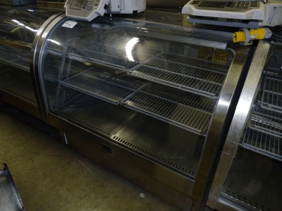 48"Refrigerated Curved Glass Deli Case