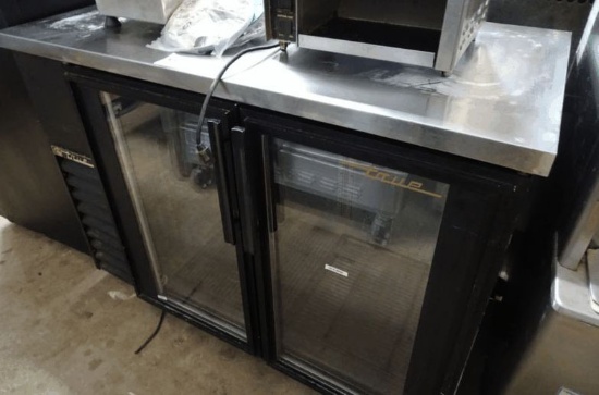 True 48" Glass Door Back Bar