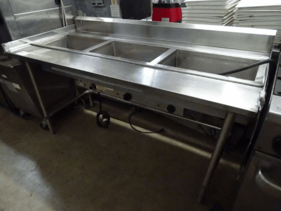 3 Hole Steam Table