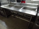 3 Hole Steam Table