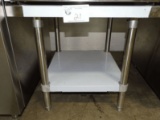 NEW 24x24 S/S Table Equipment Stand