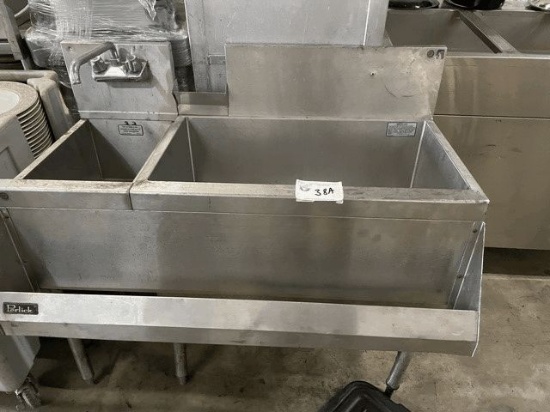 48" Single Compartment Sink w/ Ice Bin