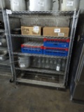 Rolling Lockable Liquor Cabinet