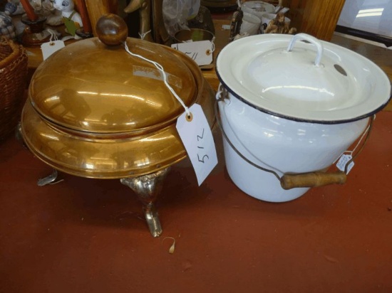 Brass Chafer & Pot