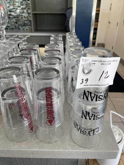 Logoed Shaker/Beer Glasses