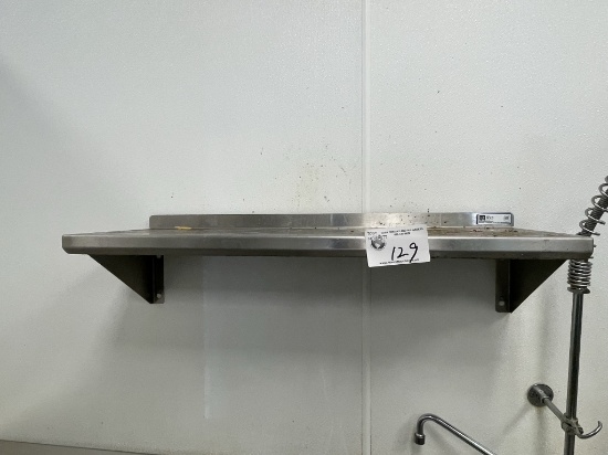 12x36 Stainless Steel Wall Shelf