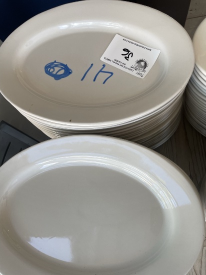 15 1/2" x 10 1/2" Oval Plates