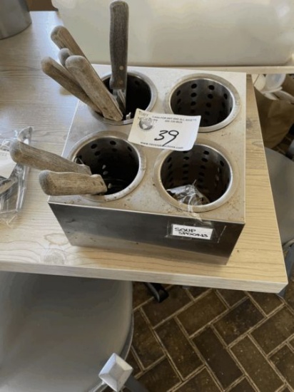 Stainless Steel Silverware Holder