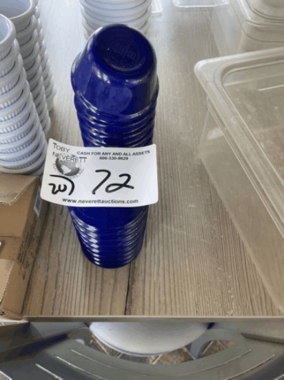 Blue 2oz Fluted Ramikins
