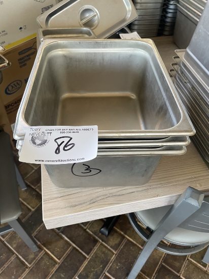 1/6 6" Stainless Steel Inserts