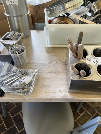 Grey Wooden Tables