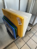 Assorted Cutting Boards w/ Stand