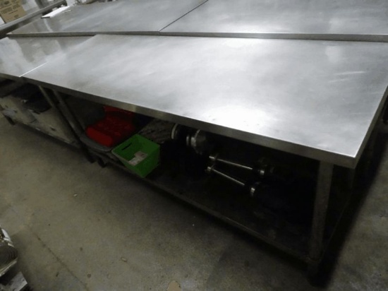 24x72 Stainless Steel Table