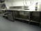 30X139 Stainless Table w/ Drop In Ice Bin & Hand Sink