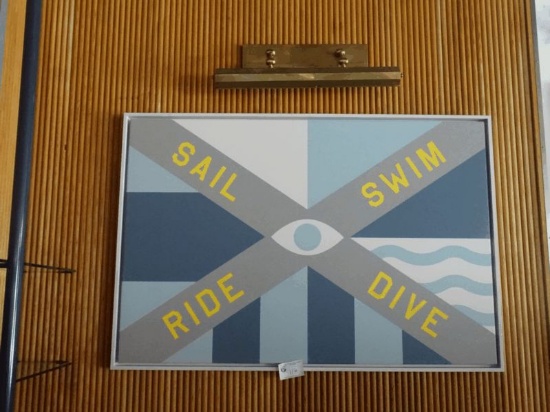 "Sale Swin Ride & Dive" Picture w/ Brass Lite