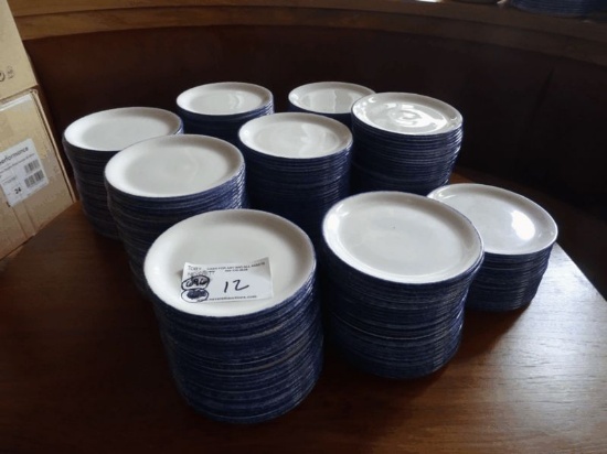 Steelite Blue Dapple Plate 8"