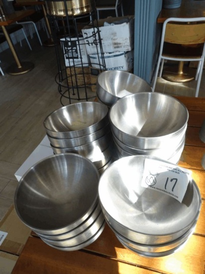 Front of the House 7" Round Brushed S/S Harmony Bowl