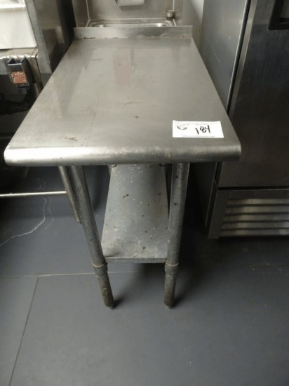 18X30 Stainless Filler Table