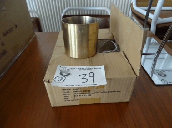 14oZ Brushed Stainless Holder
