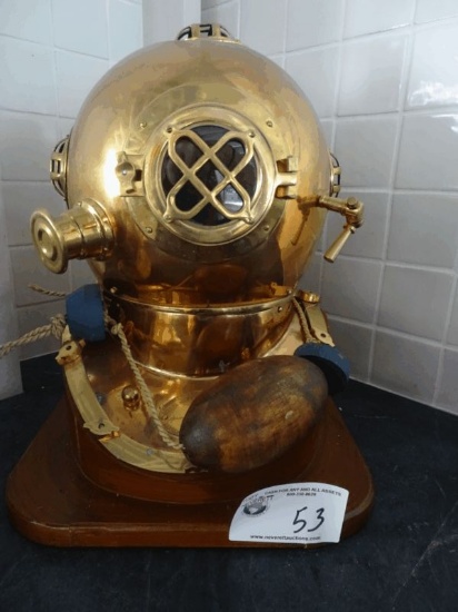 US Navy Cooper/Brass Diving Helmet