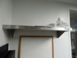 12x34 Stainless Wall Shlef