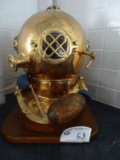 US Navy Cooper/Brass Diving Helmet