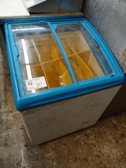 Slide Top 26" Ice Cream Freezer