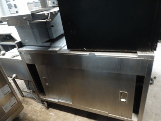 24X48 Stainless Rolling Cabinet w/ Stainless Doors
