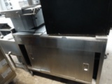 24X48 Stainless Rolling Cabinet w/ Stainless Doors