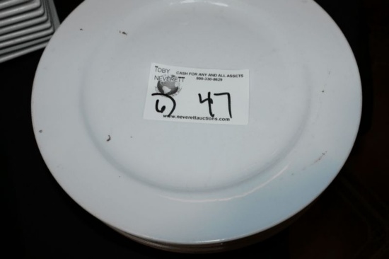 12" White Plates