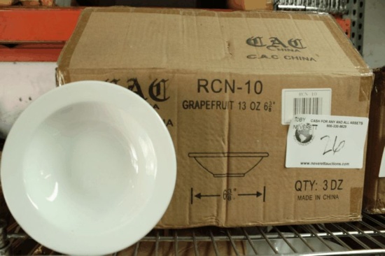 CAC China RCN-10 Grapefruit 13oz Bowl