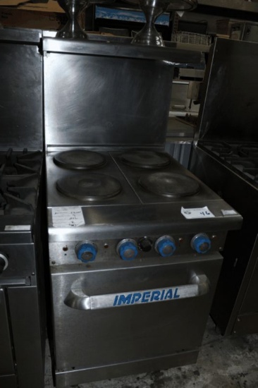 Imperial Electric 4 Burner Range with Oven