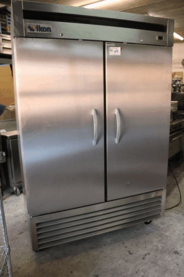 Ikon Stainless 2 Door Refrigerator