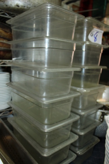 1/3 4" Poly Carbon Inserts with Lids
