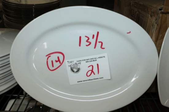 Tuxton China 13.5" Oval Platter