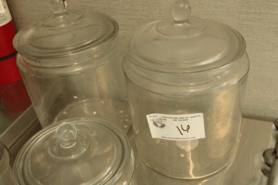 Large Glass Jar with Lids