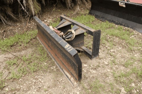 Skid Steer 72" Dozer Blade Attachment