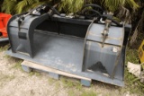 Skid Steer Flat Grappeling Bucket